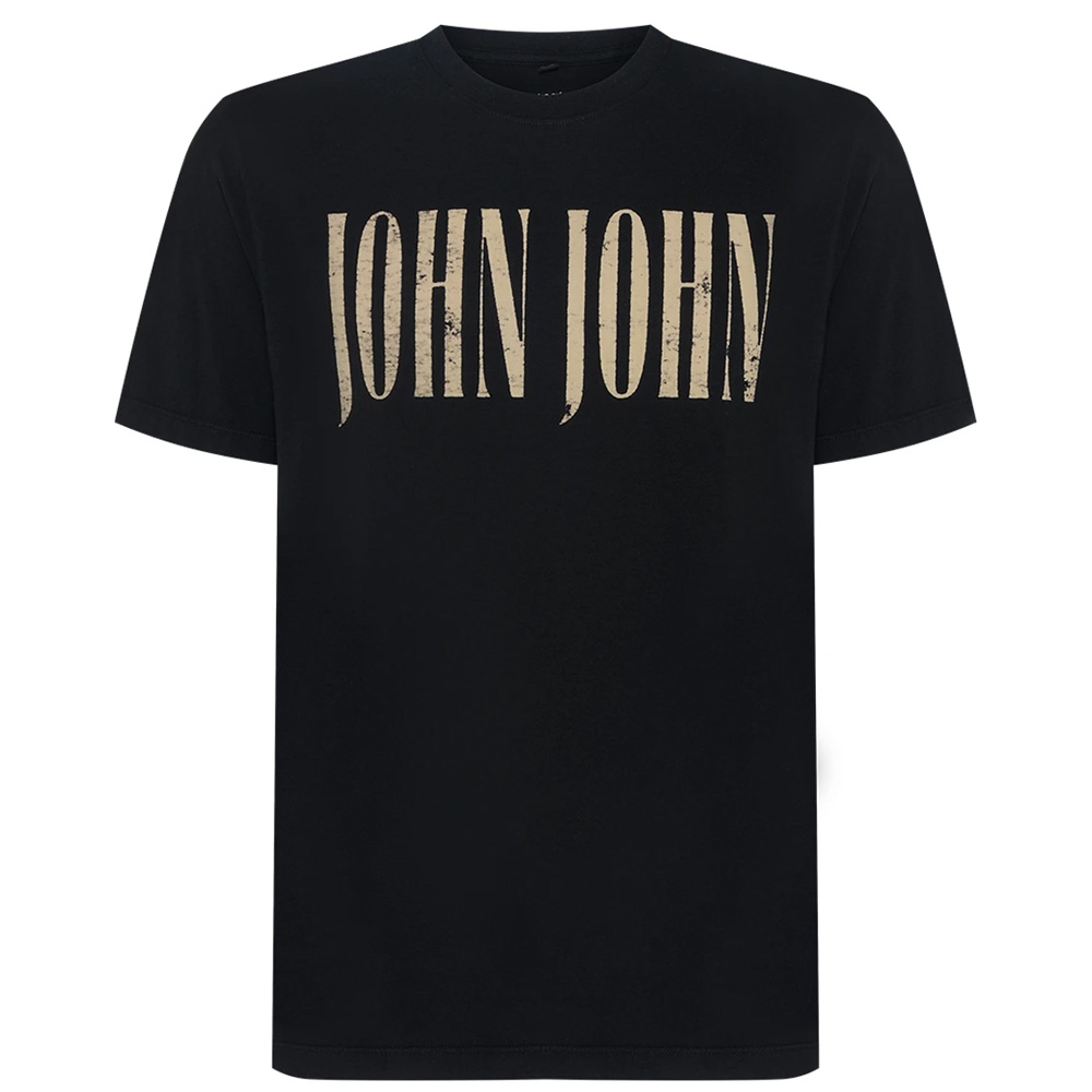 Camiseta Regular Fit Over Black John John Masculina