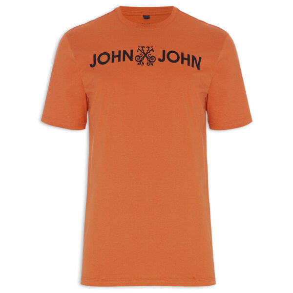 Camiseta John John Regular Basic Ferrugem Masculina
