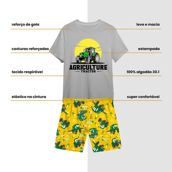 Kit 4 Conjuntos Infantil Menino 8 Peças Camisetas e Shorts